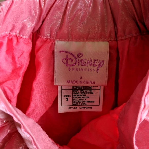 disney princess beauty & the beast floral tutu skirt 3T toddler girls - Picture 4 of 6